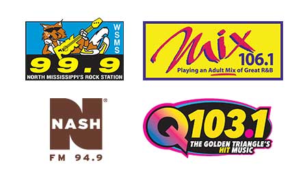 Cumulus Radio Station Group logos from different radio stations
